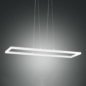 Fabas Luce Lampada sospensione LED Bard, 92x32 cm in bianco