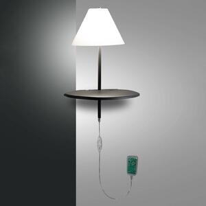 Fabas Luce Applique a LED Goodnight, USB, bianco-antracite