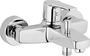 Asdec life ® Miscelatore per vasca da bagno Heinrichschulte Alpha 300, cromo a sicurezza intrinseca contro il riflusso