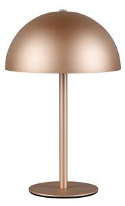 Lampada da tavolo LED color bronzo con paralume in metallo (altezza totale 21 cm) Munoz – Reality