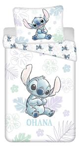 Set copripiumino e federa da bambini bianco in cotone per letto singolo 140x200 cm Lilo and Stitch "Ohana White" – Jerry Fabrics