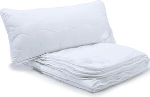 Coperta leggera estiva Ambiente, 1 pz. 150x220 + 1 pz. 40x80, microfibra PES 330 g + 650 g, trapuntatura a onde