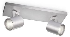 Philips - Faretto LED RGBW dimmerabile RUNNER 2xGU10/6,5W/230V cromo opaco