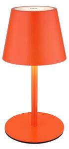 Globo 58488R-LED Lampada da tavolo VANNIE dimmerabile a sfioramento, ricaricabile, per esterni, 3W/5V, IP54, 1800mAh, rossa