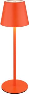 Globo 58488R-LED Lampada da tavolo VANNIE dimmerabile a sfioramento, ricaricabile, per esterni, 3W/5V, IP54, 1800mAh, rossa