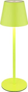 Globo 58488NG-LED Lampada da tavolo VANNIE dimmerabile touch ricaricabile da esterno 3W/5V IP54 1800mAh verde