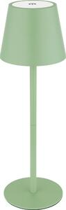 Globo 58488BG-LED lampada da tavolo da esterno dimmerabile a sfioramento ricaricabile 3 in 1 VANNIE 3W/5V IP54 verde