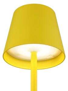 Globo 58488Y-LED Lampada da tavolo VANNIE dimmerabile touch ricaricabile per esterni 3W/5V IP54 1800mAh gialla