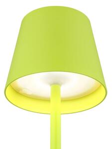 Globo 58488NG-LED Lampada da tavolo VANNIE dimmerabile touch ricaricabile da esterno 3W/5V IP54 1800mAh verde