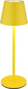 Globo 58488Y-LED Lampada da tavolo VANNIE dimmerabile touch ricaricabile per esterni 3W/5V IP54 1800mAh gialla