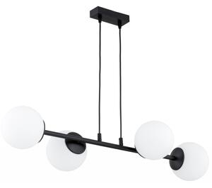 Brilagi - Lampadario sospeso MILO 4xE27/60W/230V nero