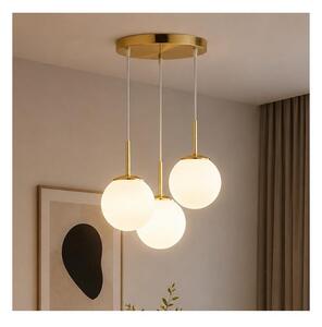 Brilagi - Lampadario sospeso con cavo MILO 3xE27/60W/230V dorato