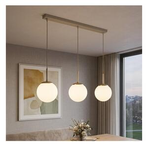 Brilagi - Lampadario a cavo MILO 3xE27/60W/230V beige/oro