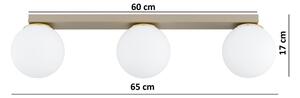 Brilagi - Faretto MILO 3xE27/60W/230V beige/oro