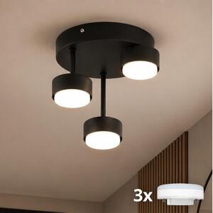Brilagi - Plafoniera LED MONO da soffitto 3xGX53/30W/230V, nero