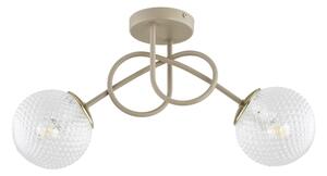 Brilagi - Lampadario a plafone STELLA 2xE27/60W/230V beige/oro
