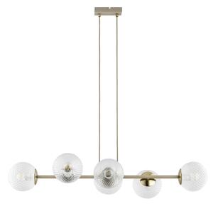Brilagi - Lampadario a cavo STELLA 6xE27/60W/230V beige/oro