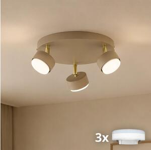 Brilagi - Faretto LED MONO 3xGX53/30W/230V beige/dorato