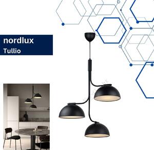 Potente apparecchio a sospensione NORDLUX Tullio, variante: Ø 250 x 730 mm, 3 x E14, nero