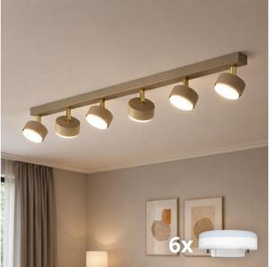 Brilagi - Faretto LED MONO 6xGX53/30W/230V beige/dorato