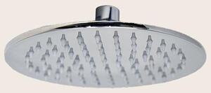 Soffione doccia 20 cm 6,5 mm tondo in acciaio cromo lucido Smart