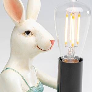 KARE Girl Rabbit lampada da tavolo di poliresina