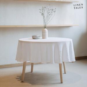 Tovaglia di lino ø 230 cm White - Linen Tales