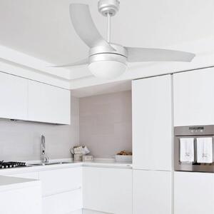 FARO BARCELONA Ventilatore a soffitto Easy illuminazione, grigio