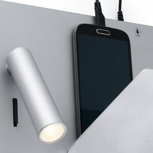 FARO BARCELONA Compatta applique LED Suau con porta USB