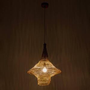KARE Cocoon lampada a sospensione oro, Ø 51 cm