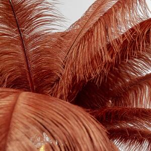 KARE Feather Palm piantana con piume rosso ruggine