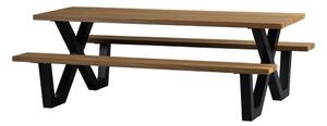 Tavolo da pranzo da giardino con panche , 206 x 145 cm Tablo - WOOOD