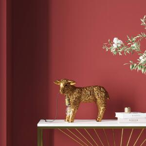 KARE Animal Flower Sheep lampada da tavolo oro