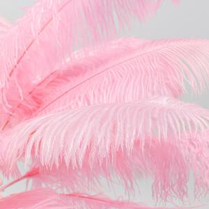 KARE Feather Palm lampada tavolo con piume, rosa
