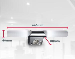 B.K. Licht Applique da parete BKL1021, Cromo / Argento, Corridoio, Metallo, Moderno, Applique