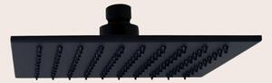 Soffione 20x20 doccia Smart quadro nero opaco