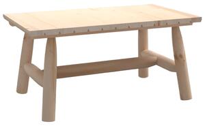 Tavolino da Salotto 90x50x41 cm Legno Massello di Abete Rosso