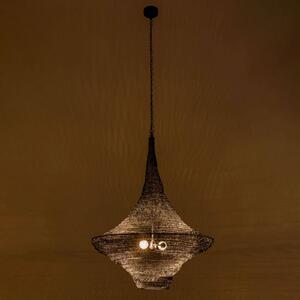 KARE Cocoon lampada a sospensione nero, Ø 89 cm