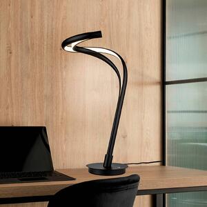 Schuller Valencia Lampada da tavolo Danza, dimmerabile, Nero, Soggiorno / Sala da pranzo, Alluminio, Moderno, Lampada da tavolo