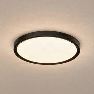 Plafoniera a LED Pravin Lindby, Nero, Soggiorno / Sala da pranzo, Plastica, Moderno, Plafoniera LED