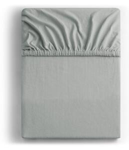 Lenzuolo con angoli grigio chiaro in jersey 120x200 cm Amber – Restilo