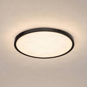 Plafoniera a LED Pravin Lindby, Nero, Soggiorno / Sala da pranzo, Plastica, Moderno, Plafoniera LED