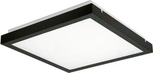 Plafoniera LED quadrata TYBIA bianco-nera 25 W, bianco neutro 2600 lm, alluminio, dimensioni: 6,5 x 32 x 32 cm, IP20, Kanlux