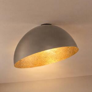 Plafoniera soffitto Sfera SIGMA, dimmerabile, Alluminio / Grigio / Zincato, Soggiorno / Sala da pranzo, Metallo, Plafoniera