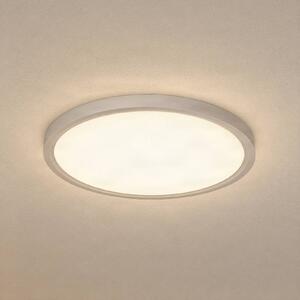 Plafoniera soffitto Pravin Lindby, Bianco / Opale, Soggiorno / Sala da pranzo, Plastica, Moderno, Plafoniera