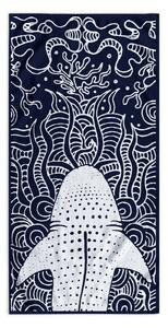 Telo mare blu scuro 90x180 cm Shark - DecoKing