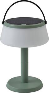 Lindby LED lampada solare da tavolo Mikkel, verde, dimmerabile