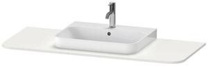 Console Duravit Happy D.2 Plus, 1300x550 mm, 1 découpe au centre, pour meuble sous-lavabo HP4942, HP4962, HP4972, HP031KM3939, HP031KM3939
