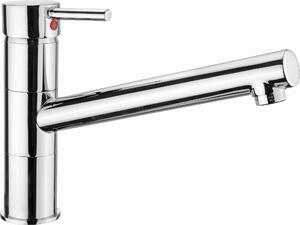 Miscelatore per lavabo - Corpo in ottone di alta qualità - Finitura cromata