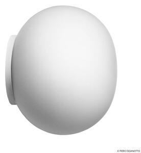 FLOS Mini Glo-Ball Mirror applique, bianco